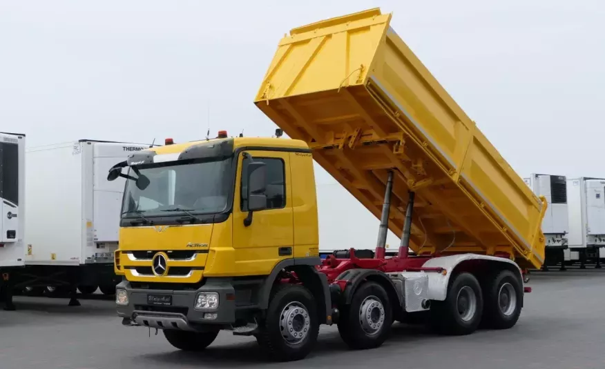 Mercedes ACTROS 3248 / 8 X 4 / WYWROTKA 3 STRONNA / 18 TON ŁADOWNOŚĆ / AUTOMAT / / zdjęcie 