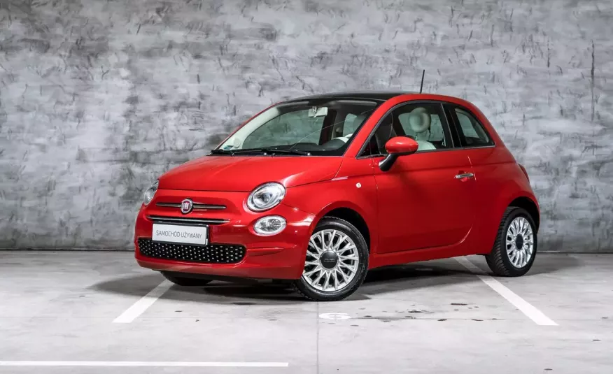 Fiat 500 bezwypadkowy, Lounge , Klima , PL-salon zdjęcie 