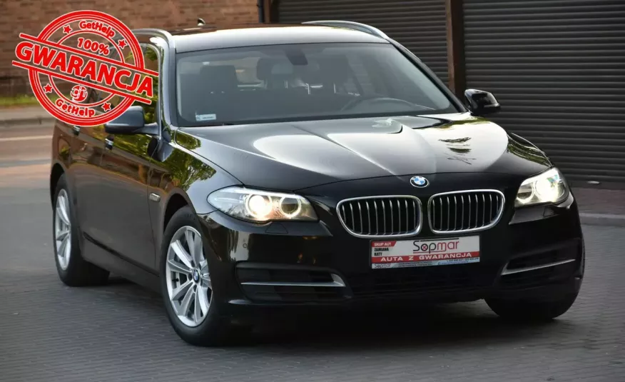 BMW 520 F11 520d 184KM Automat 2013r. XENON el klapa 2xPDC NAVi Hak zdjęcie 