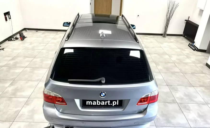 BMW 525 525i 218KM + GAZ LPG Tempomat Skóry Xenon Navi Professional Panorama zdjęcie 2