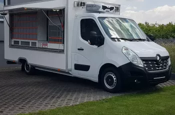 Renault Master SKLEP BAR FOODTRUCK KONTENER NISKOPODŁOGOWY AUTOSKLEP KLIMA MANUAL
