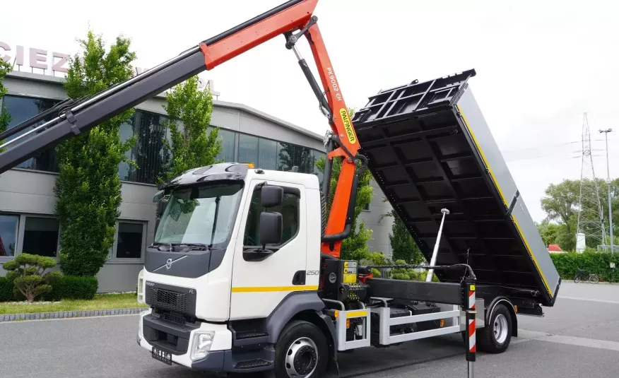 Volvo FL250 E6 16t / HDS / Wywrotka / 70 tys.km zdjęcie 