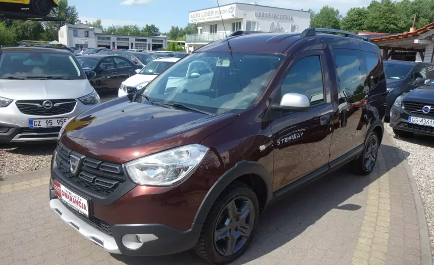 Dacia Dokker Wersja Stepway Najbogatsza wersja Auto bezwypadkowe stan perfekcyjny zdjęcie 