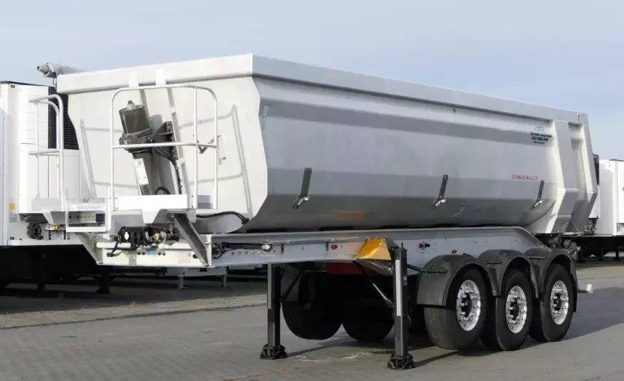 Schwarzmuller WYWROTKA 28 M3 / CAŁA ALUMINIOWA / WAGA: 4 500 KG / OŚ PODNOSZONA / zdjęcie 