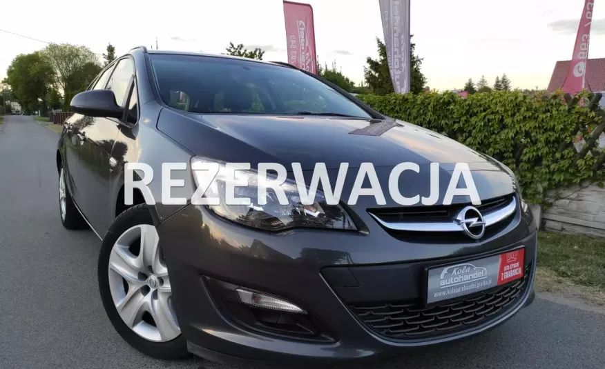 Opel Astra Astra J Po liftingu 1.4T Kombi Pół-Skóry 6 biegów Po Opłatach GWARANCJ zdjęcie 