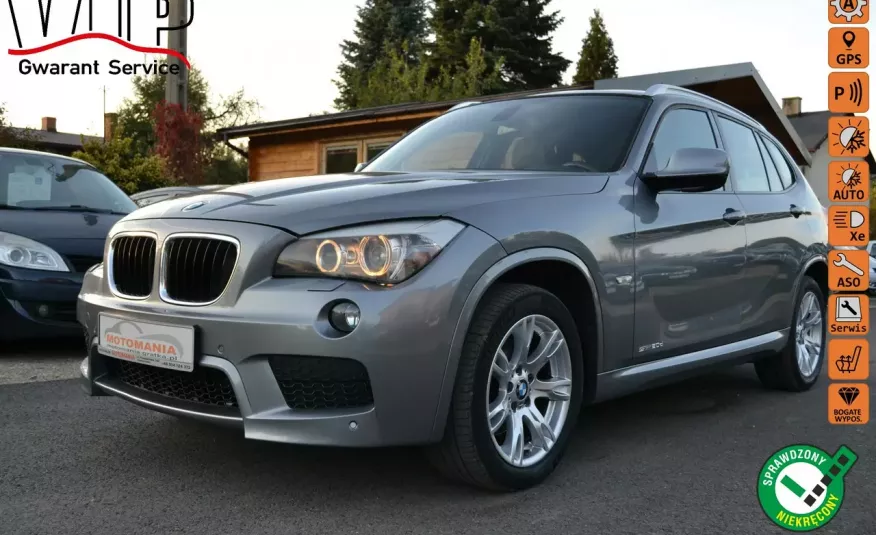 BMW X1 2.0d 177KM Serwis Zadbany M-Pakiet Parktronic Climatronic zdjęcie 