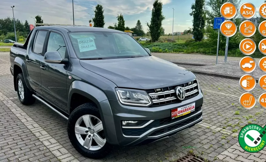 Volkswagen Amarok 3.0td 4-motion Full led navi kamera Vat-1 bezwypadkowy zamiana 1 r, gw zdjęcie 