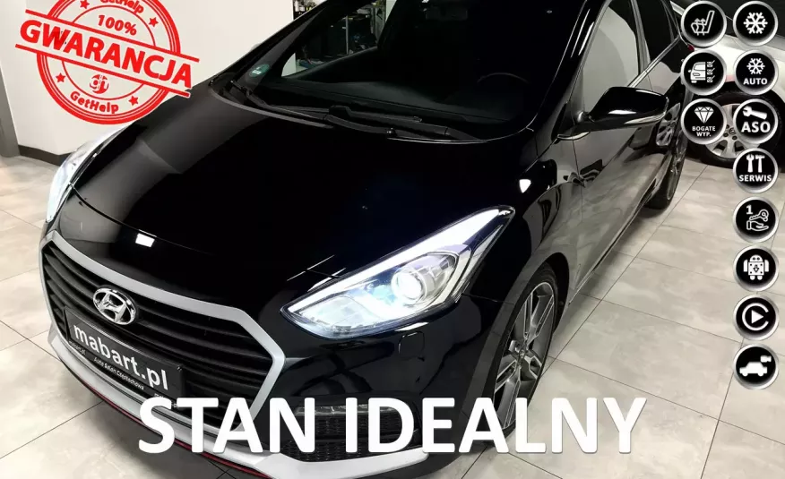 Hyundai i30 1.6 URBO SPORT 186KM 90.000km LED Xenon Multimedia Perfekcyjny Niemiec zdjęcie 