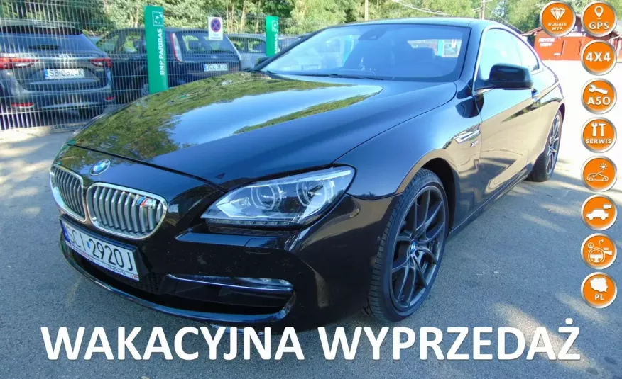 BMW 650 MAX-PL-4x4-xDrive-4.4 V8-MPak-FulLED-Kamer360-HeadUP-Dociąg-20'-Serwis zdjęcie 