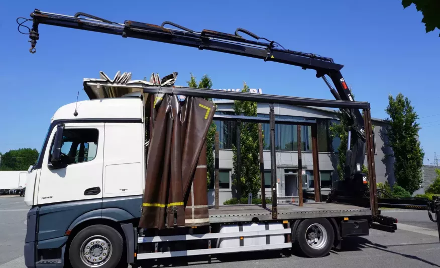 Mercedes-Benz Actros 1845 4x2 E6 / HDS HIAB / Firanka / 2 sztuki zdjęcie 