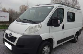 Peugeot LIFT brygadówka doka dubel kabina 6-osób 2012rok bagażnik z drabinką