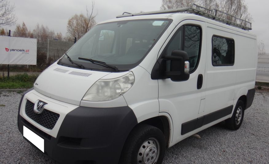 Peugeot LIFT brygadówka doka dubel kabina 6-osób 2012rok bagażnik z drabinką zdjęcie 