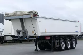 Schmitz WYWROTKA 25 M3 / MULDA ALUMINIOWA / WAGA: 5100 KG / KLAPO-DRZWI / OŚ PODNOSZONA /