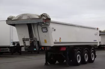 Schmitz WYWROTKA 25 M3 / MULDA ALUMINIOWA / WAGA: 5200 KG / OŚ PODNOSZONA /
