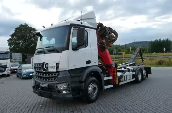 Mercedes AROCS 2542 / 6x2 / HAKOWIEC + HDS / DO ZŁOWU /