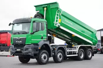 MAN TGS / 41.480 / E 6 / WYWROTKA / 8 X 8 / MANUAL / FABRYCZNIE NOWY