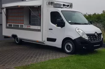 Renault Master SKLEP BAR FOODTRUCK KONTENER NISKOPODŁOGOWY AUTOSKLEP KLIMA AGREGAT
