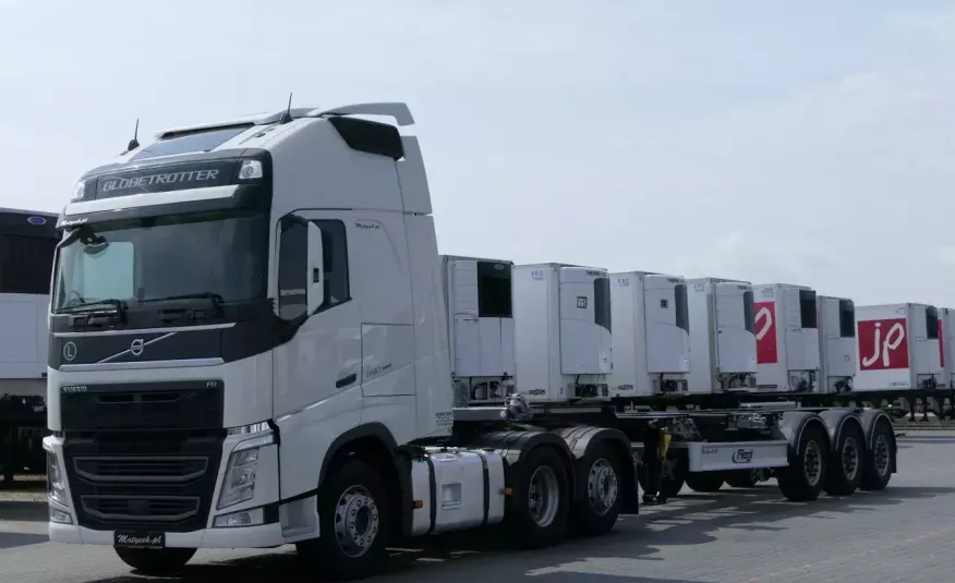 Volvo FH 500 / 6X2 / BOOGIE / 60 TON + FLIEGL / PODKONTENEROWA / 2021 R / UNIWERSALNA / ROZSUWANA / zdjęcie 