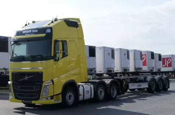 Volvo FH 500 / 6X2 / PUSHER / 56 TON + FLIEGL / PODKONTENEROWA / 2021 R / UNIWERSALNA / ROZSUWANA /