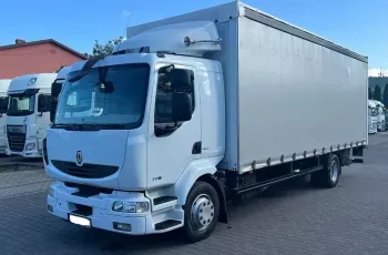 Renault MIDLUM 270.12 / FIRANKA + WINDA / 18 EUROPALET / ORYGINALNY PRZEBIEG / BEZWYPADKOWY / UŻYTKOWANY NA POTRZEBY WŁASNE