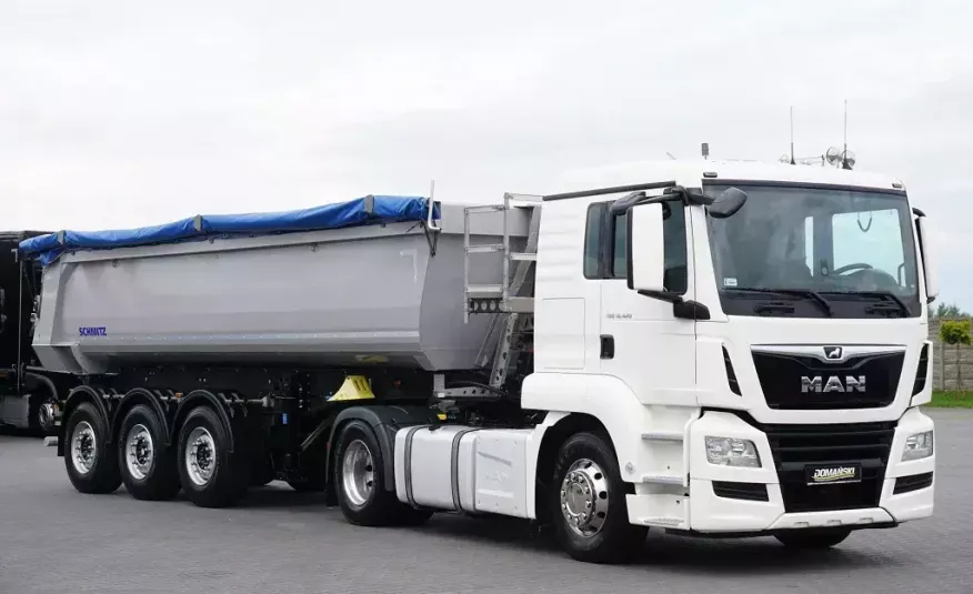 MAN TGS / 18.420 / ACC / E 6 / + WYWROTKA SCHMITZ / 24 M3 / HYDRAULIKA zdjęcie 