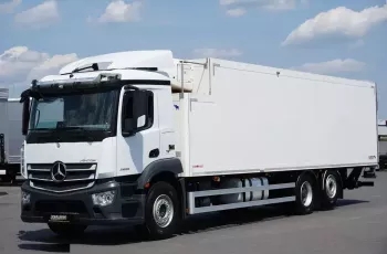 Mercedes ANTOS / 2535 / EURO 6 / CHŁODNIA + WINDA / 23 PALETY / OŚ SKRĘTNA