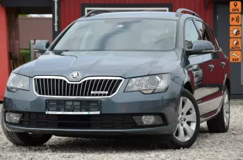 Skoda Superb Opłacona 1.6TDI Lift Serwis Navi Parktronik Alu Gwarancja