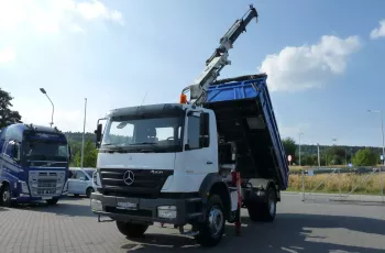 Mercedes AXOR 1828 / WYWROTKA MEILLER 3-STR + HDS ATLAS /
