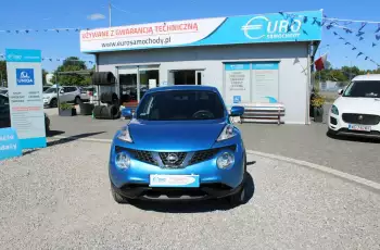 Nissan Juke F-Vat, Gwarancja, Salon Polska, Xenon, VISIAPLUS, BENZYNA, Niebieski, ALU