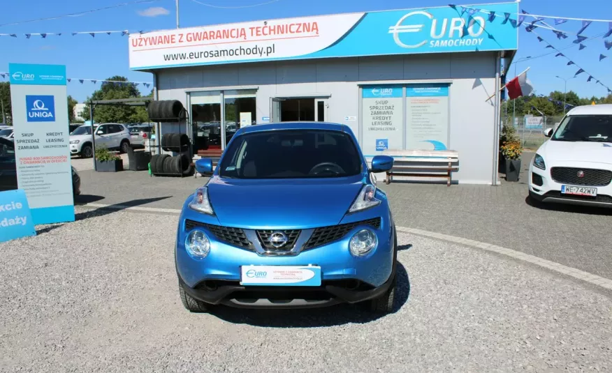 Nissan Juke F-Vat, Gwarancja, Salon Polska, Xenon, VISIAPLUS, BENZYNA, Niebieski, ALU zdjęcie 