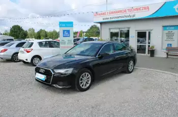 Audi A6 F-vat, salon-pl, gwarancja, I-właś, skóra, navi, automat, mHEV, 