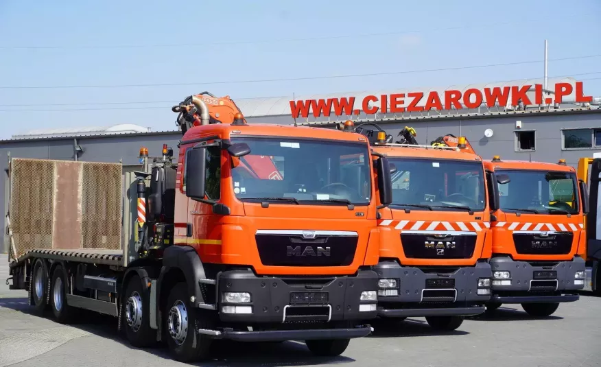 MAN TGS 35.360EEV 8×2 Laweta / Dźwig Hiab 166 E-2 HIDUO / udźwig 6500 kg / Pilot zdjęcie 
