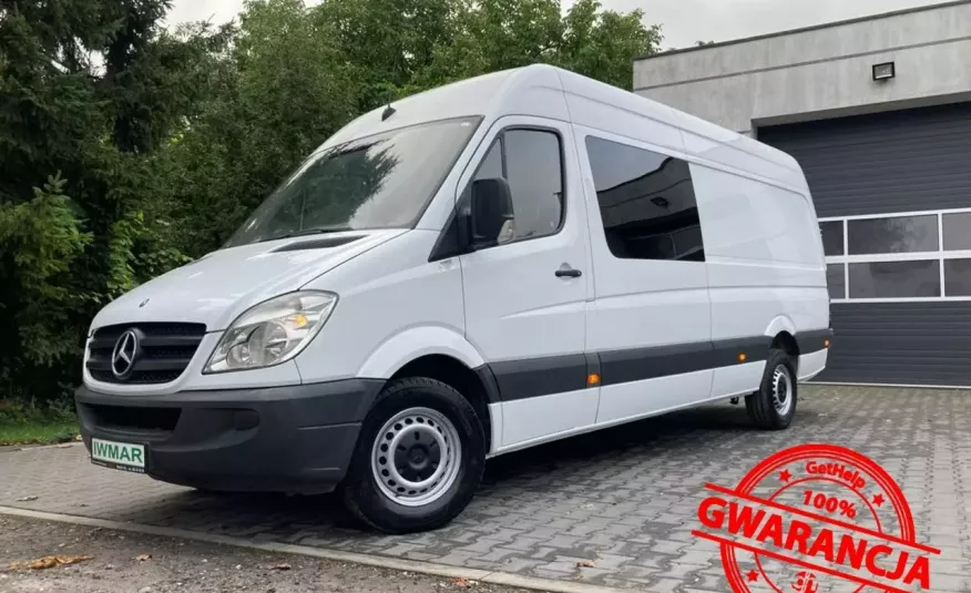 Mercedes Sprinter 2011 2.2 130 KM Brygadówka 7 osobowy Krajowy Klima Super stan zdjęcie 