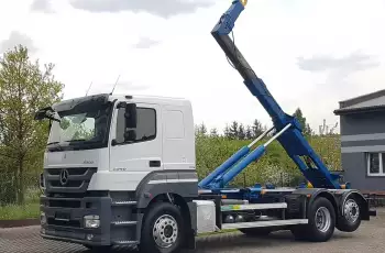 Mercedes AXOR ACTROS 2540 HAKOWIEC 3 OSIE 6x2 KLIMA HAKOWIEC SKIBICKI HKS-20 POD KONTENERY