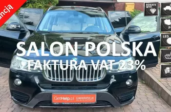 BMW X3 X-DRIVE 2.8i 245KM Automat Kamera Skóry Salon PL 71.4netto FV23%