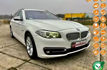 BMW 525 525D-x-drive Modern head up dociągi panorama skóry led night vision gw