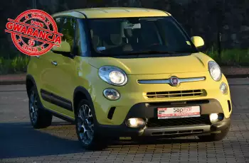Fiat 500L 1.4 BENZYNA 95KM 2015r. Skóra Klima Czujniki Isofix Kamera
