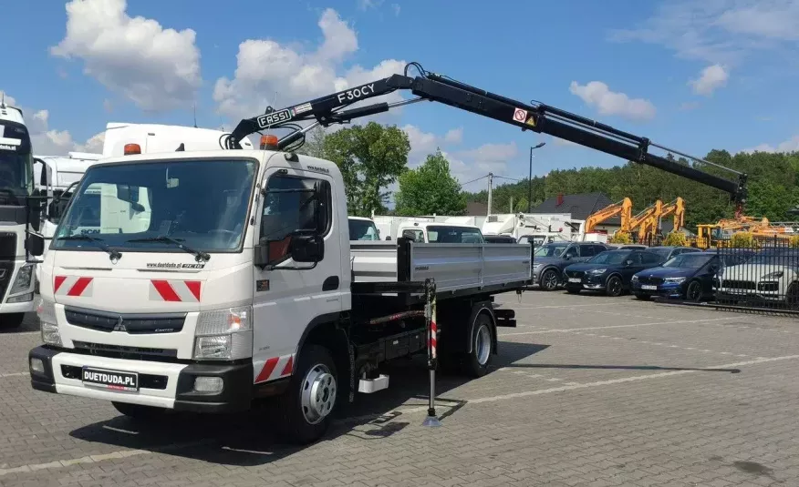 Mitsubishi Canter Fuso 9C18 3.0/180KM Automat, HDS FASSI F30 Wywrotka 3-str zdjęcie 