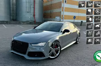 Audi RS7 competition 4.0bi turbo 650KM head up dociągi kamery 360 zamiana 1r.gw