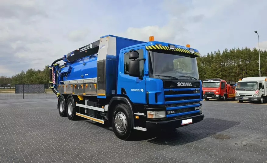 Scania WUKO KAISER EUR-MARK DO CZYSZCZENIA KANAŁÓW WUKO asenizacyjny separator beczka odpady czyszczenie kanalizacja zdjęcie 3