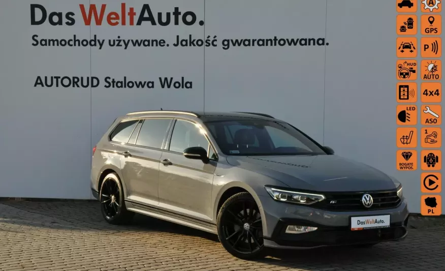 Volkswagen Passat 2.0TDI 240KM 4Motion wersja specj.R-line Kamery 360 HeadUp El. Klapa zdjęcie 