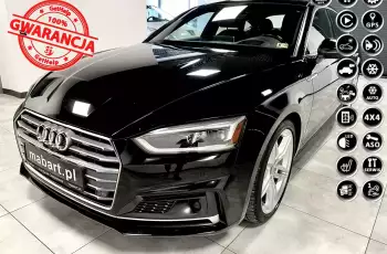 Audi A5 2.0 252KM S-TRONIC QUATTRO 4xS-Line Kamera 360 Virtual Bang&Olufsen
