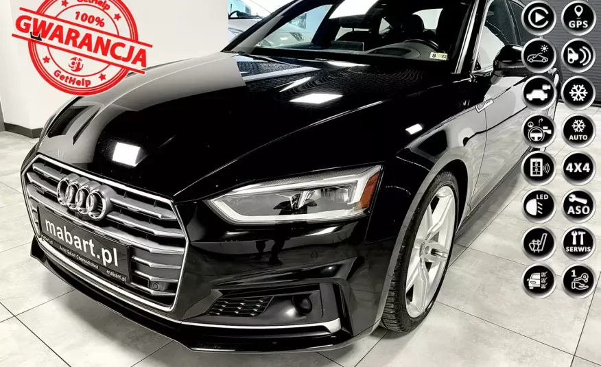 Audi A5 2.0 252KM S-TRONIC QUATTRO 4xS-Line Kamera 360 Virtual Bang&Olufsen zdjęcie 
