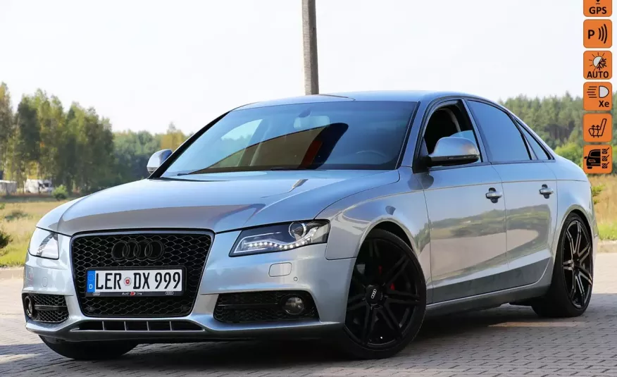 Audi A4 Ledy Nawigacja Bi-Xenon Skóry MMI Tempomat Podgrzewane Fotele Niemicy zdjęcie 