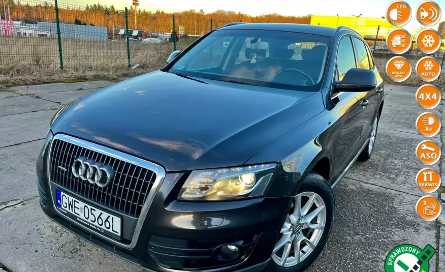 Audi Q5 2.0tdi Quattro Ledy xenon navi el.klapa fotele komfort 1 wł 1r.gwaranc zdjęcie 