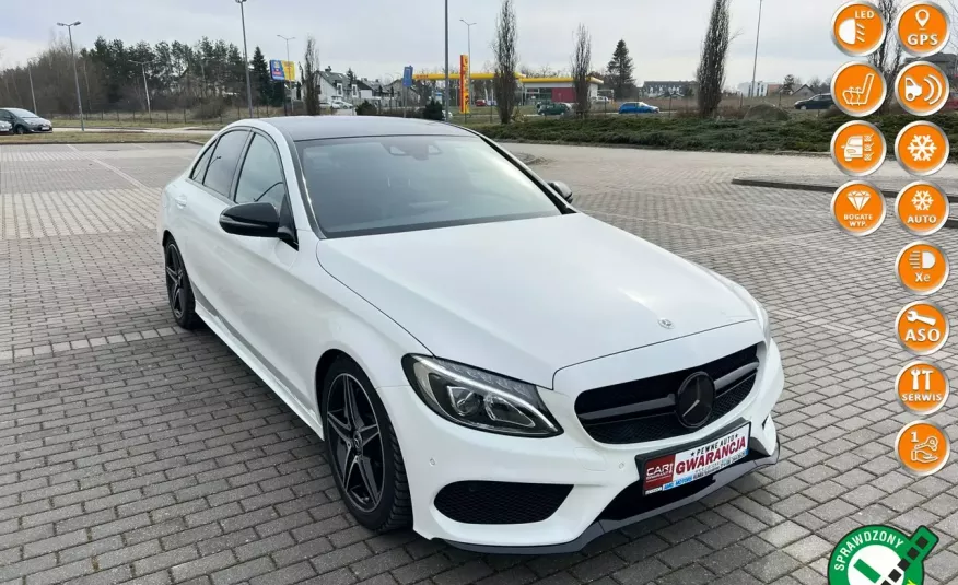 Mercedes C 250 AMG moc 204KM śliczny zadbany mały przebieg zamiana 1r.gwarancji zdjęcie 