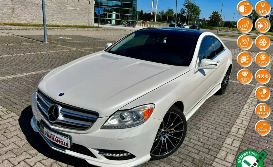 Mercedes CL 55 AMG CL 550 AMG 4-Matic moc 436KM przepiękny stan pociągi dvd Navi kamery zdjęcie 1