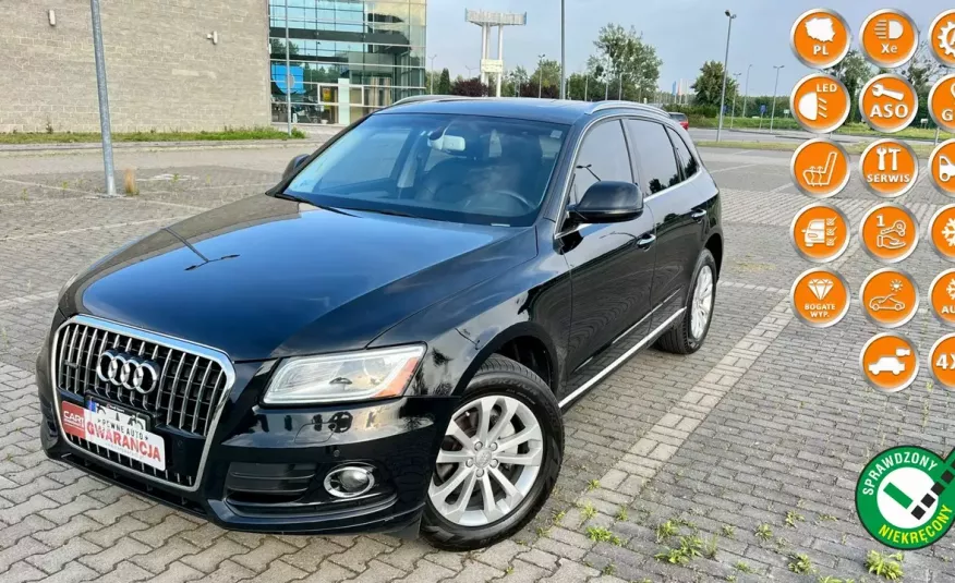 Audi Q5 2.0TFSI 252KM BEZWYPADKOWY FULL SRWIS QUATTRO PANORAMA LEDY SKÓRY GWAR zdjęcie 