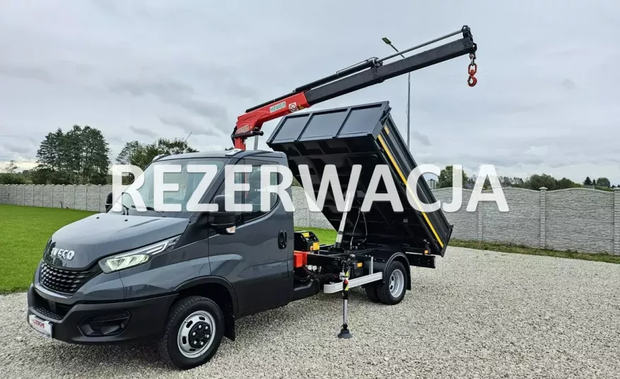 Iveco Daily 50C16 HDS__FASSI-1T + Wywrot 3-strony 3.0/160KM ŻURAW M40A1.12 -1Tona zdjęcie 