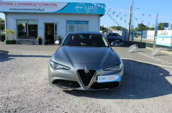 Alfa Romeo Giulia F-Vat, salon-pl, skóra, benzyna, gwarancja, Automat, Alu, I-właściciel